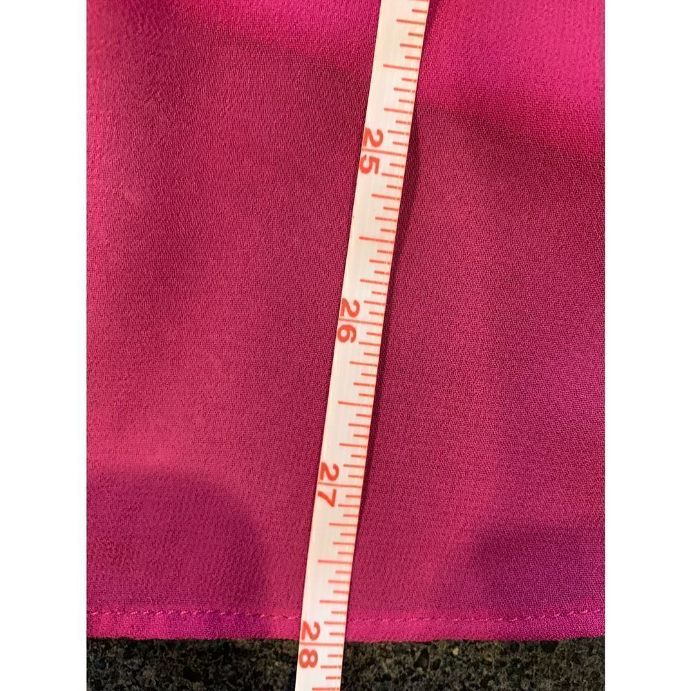 6th & Lane Fuschia Transparent Blouse size 16 Junior - Picture 6 of 7